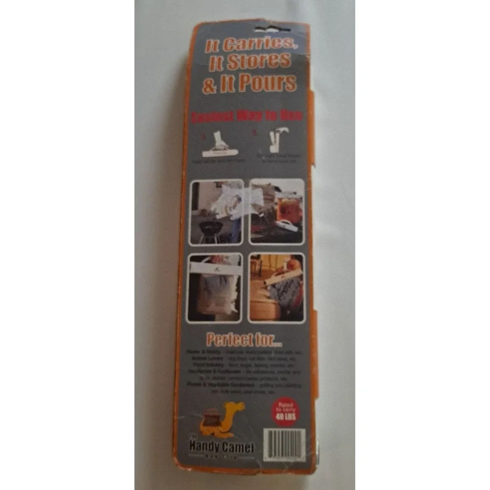 The Handy Camel Bag Clip Large 40 lb Dog Food Bag Easy Handle Made in USA NEW